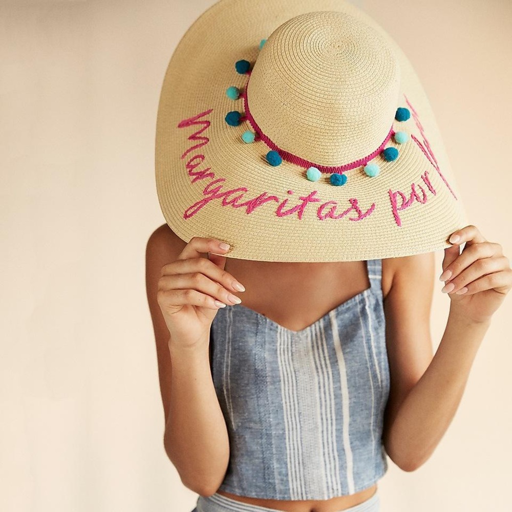 NWT Express Margaritas Por Favor Floppy Hat
